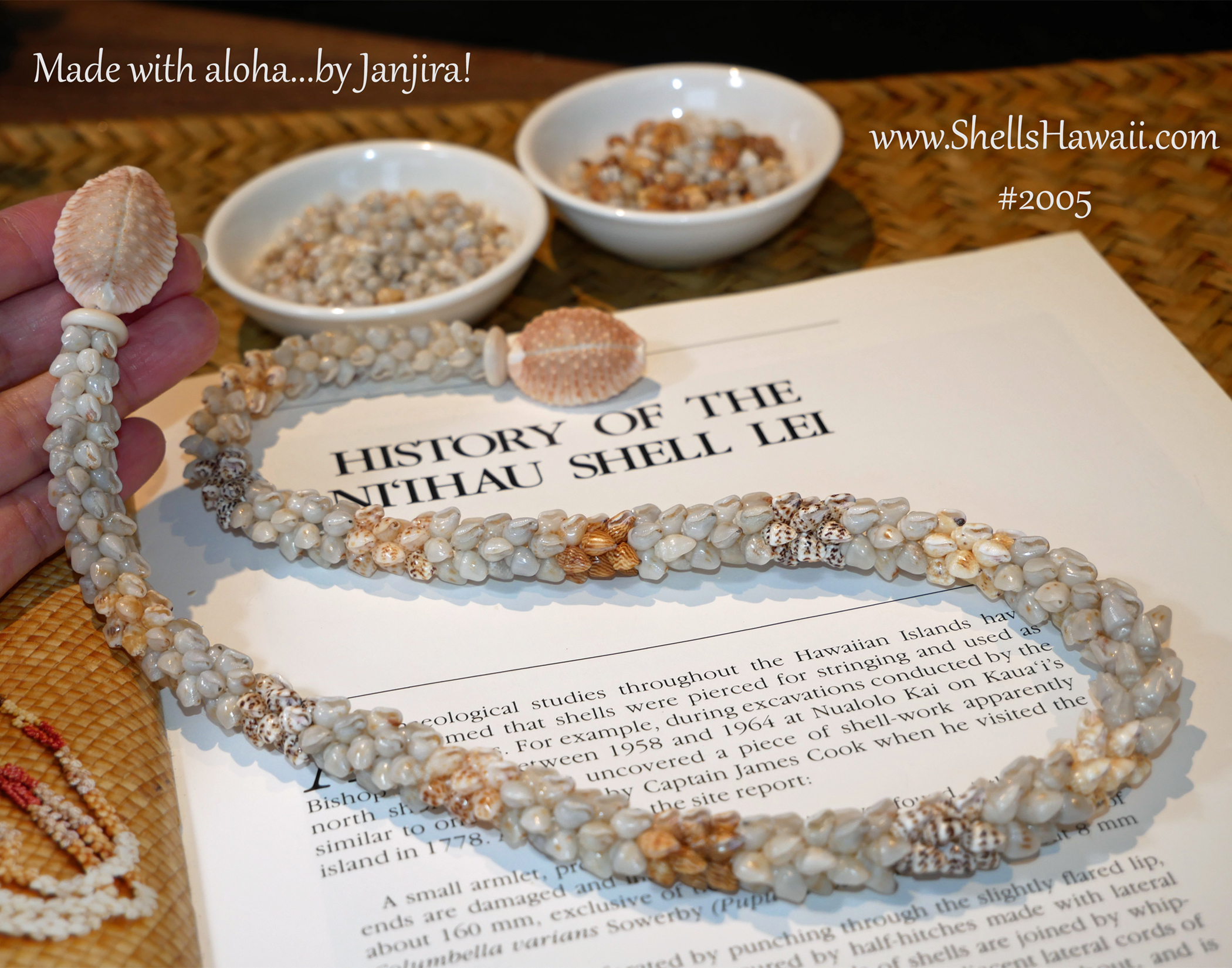 double-double pikake Momi necklace