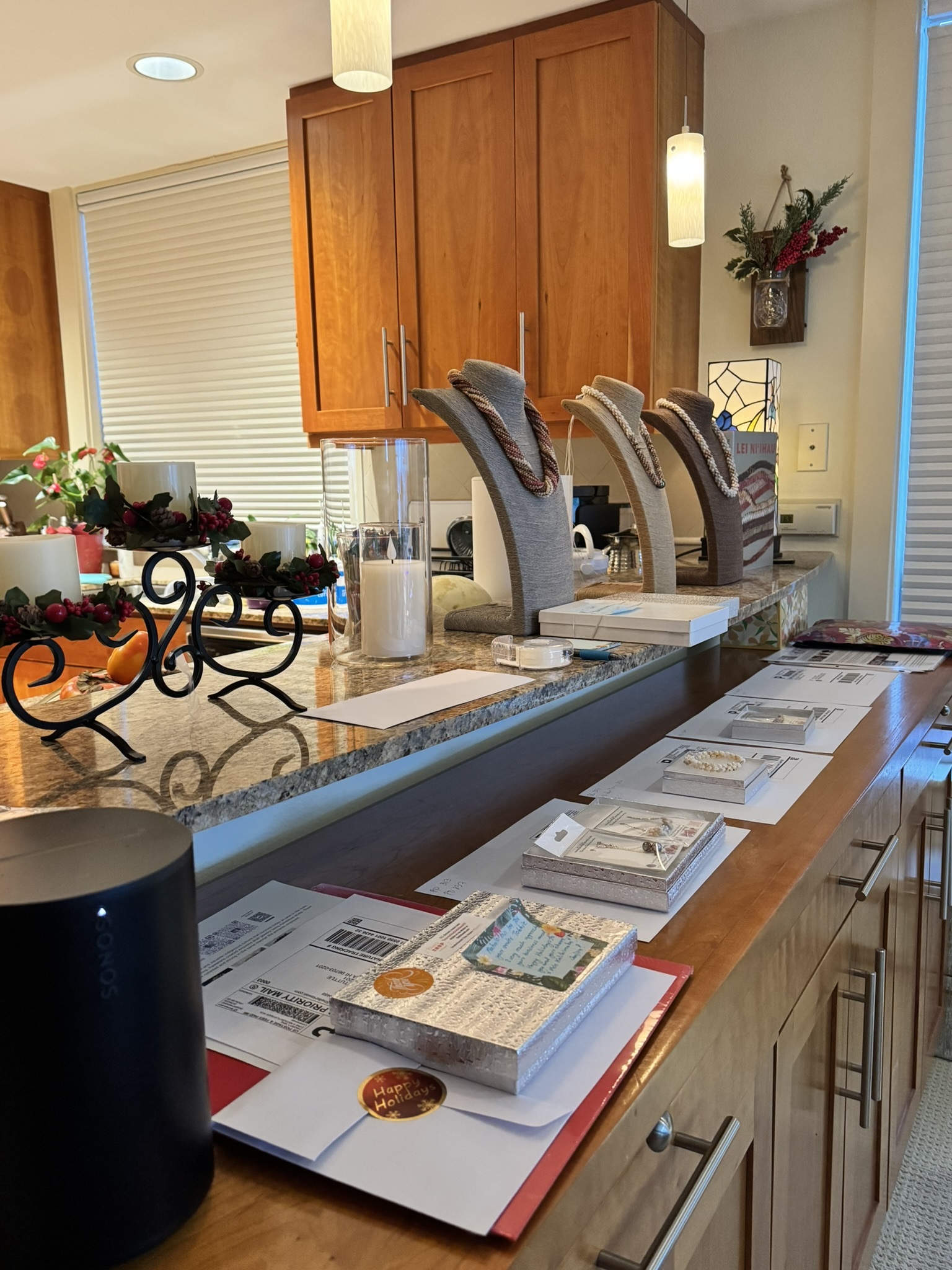 niihau shell jewelry holidays packing 