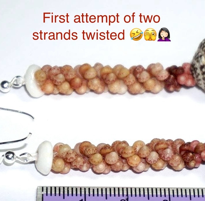 kahelelani poepoe style shell earrings 