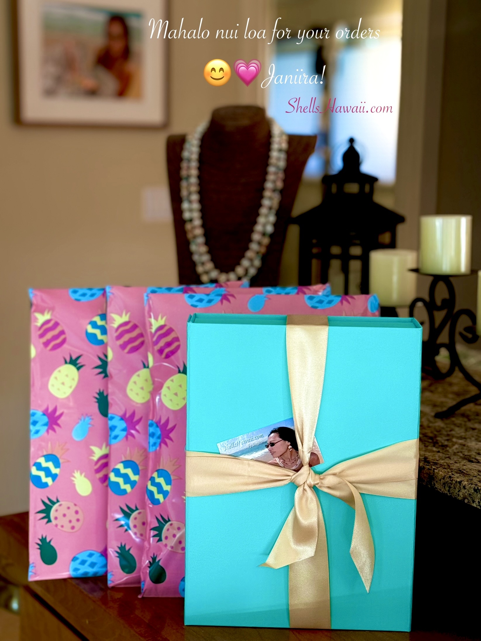 niihau shell jewelry gift for holidays