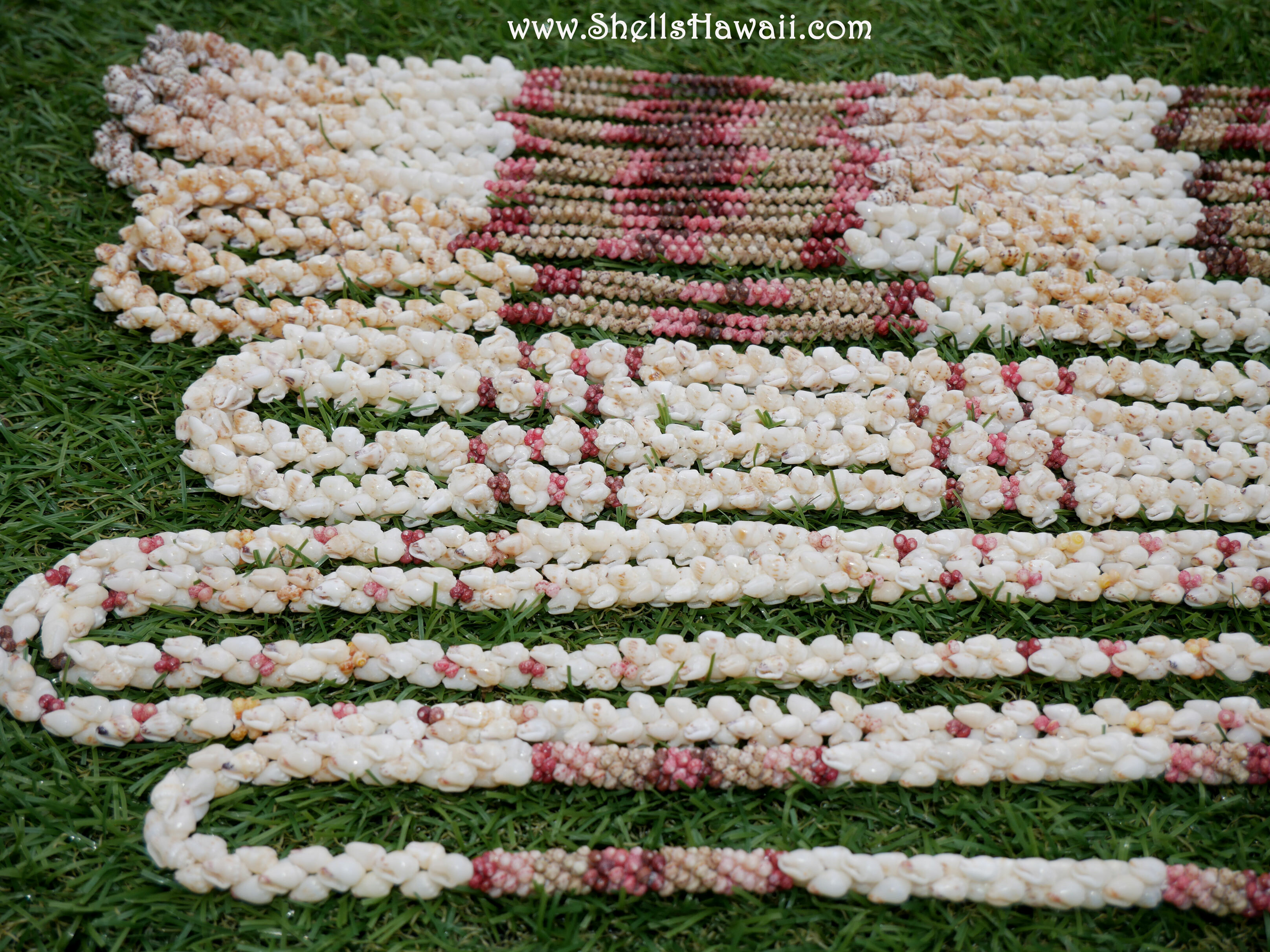 Niihau shell jewelry, lei, necklaces