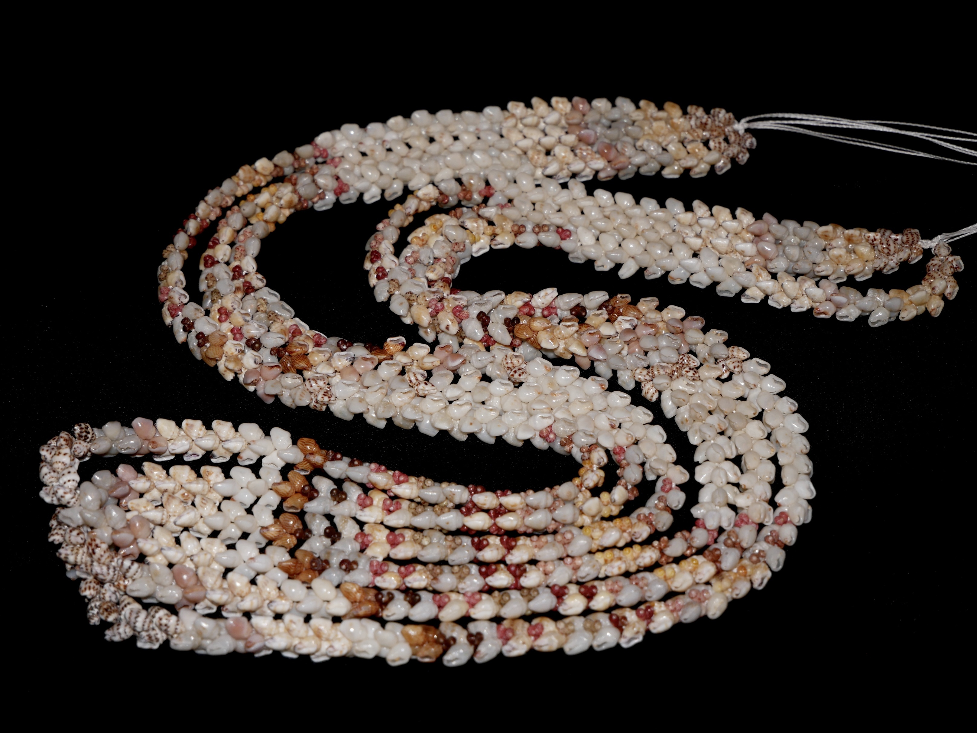 Momi shell lei, niihau shell necklace 