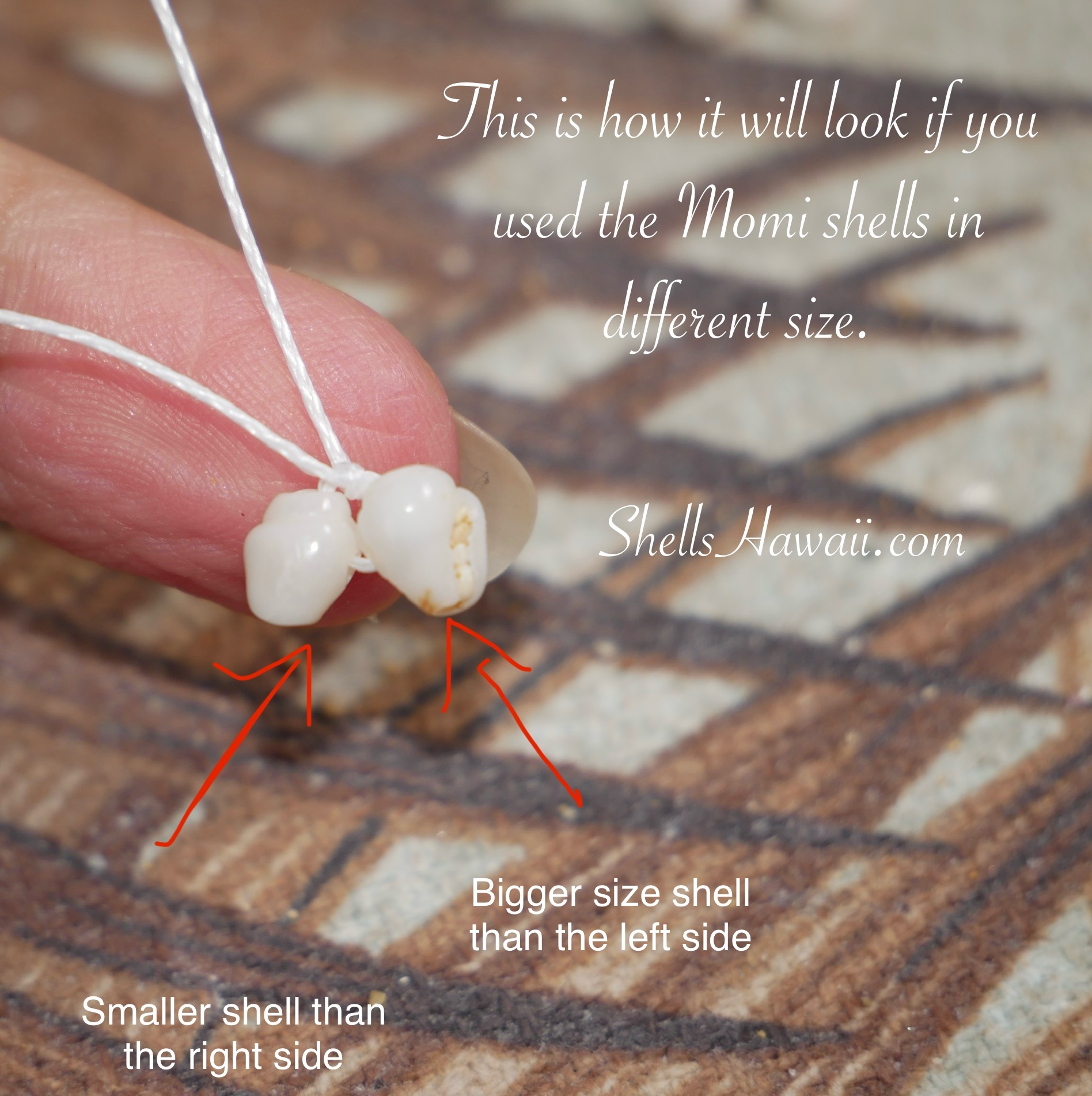 How to make pikake style shell earrings 