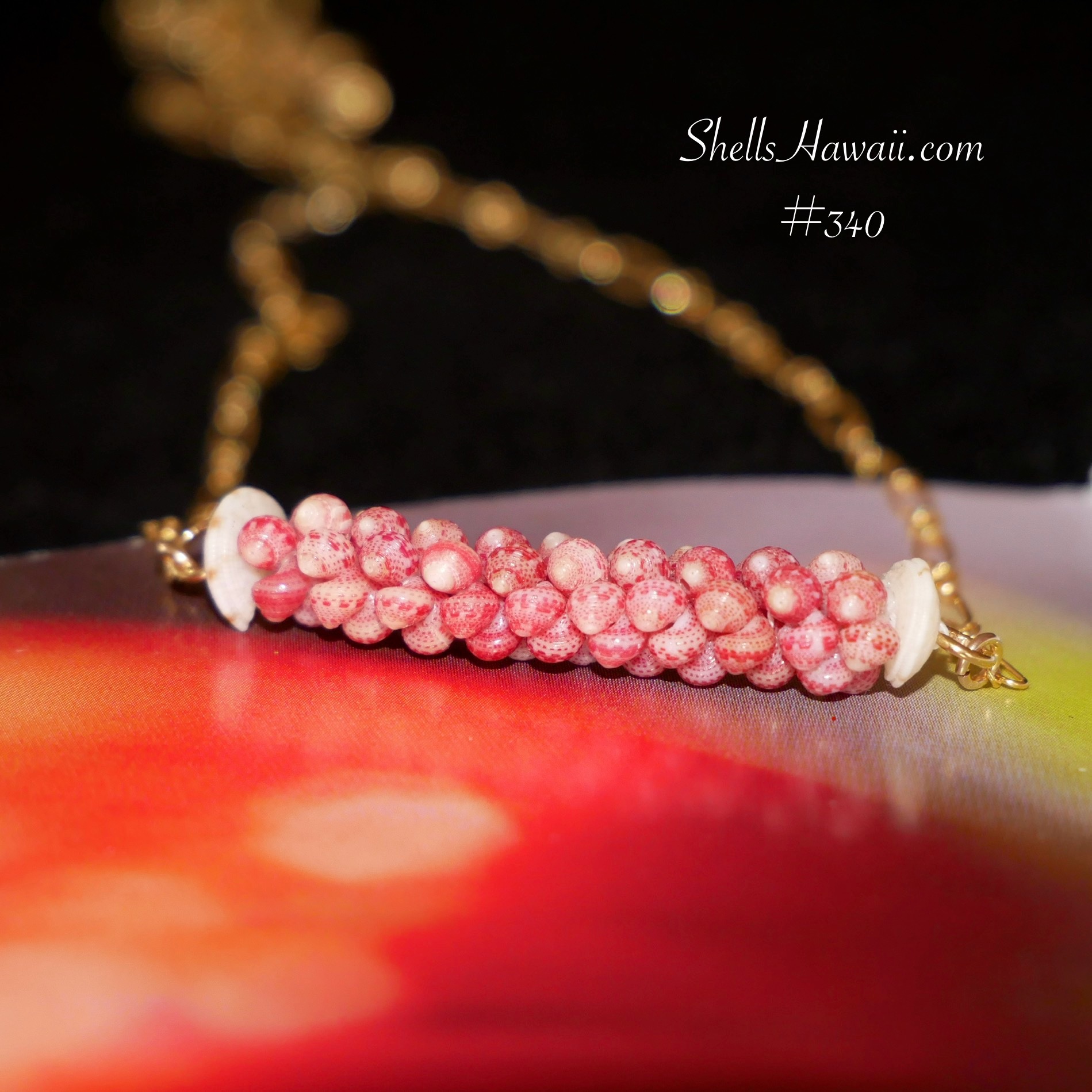 niihau poepoe shell necklace 