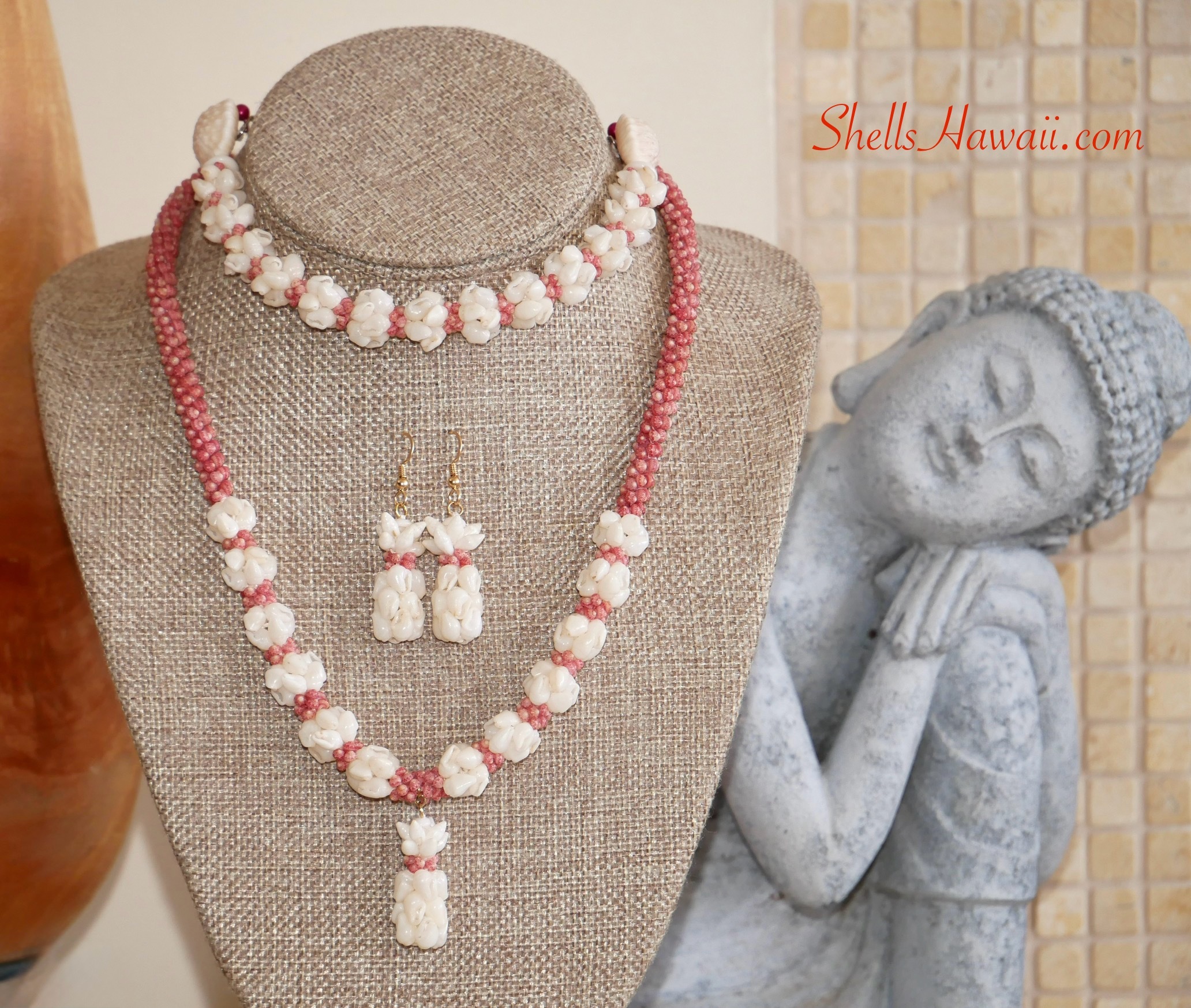 niihau shell necklace, custom order with shellshawaii.com 