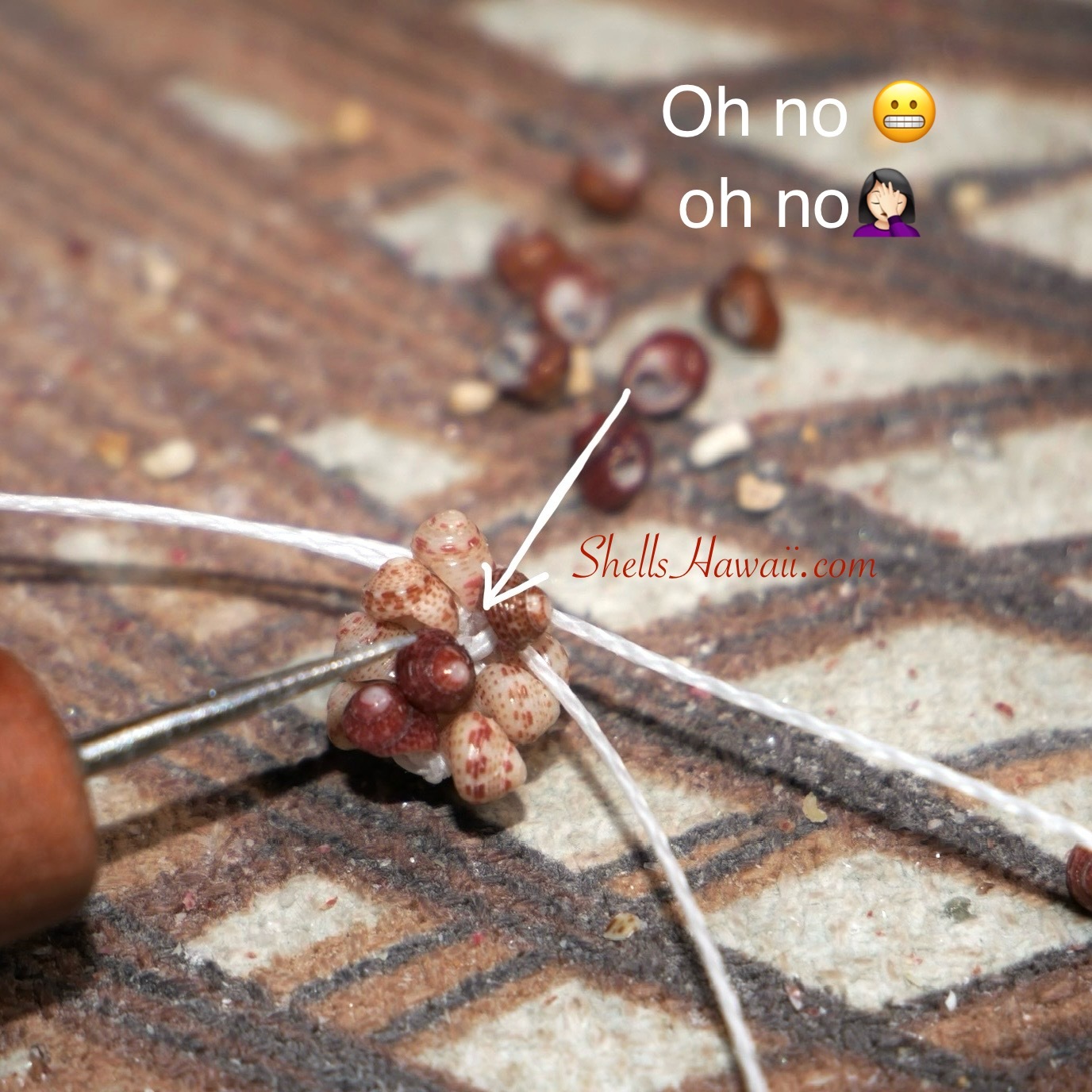 how to make poepoe style niihau shell earrings 