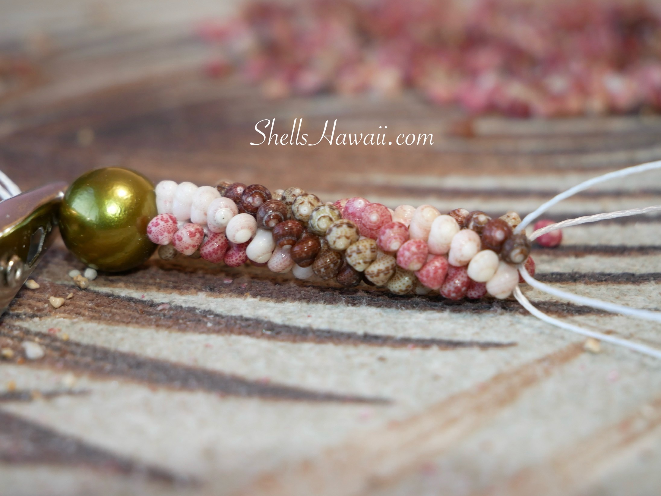 Kahelelani poepoe style shell necklace