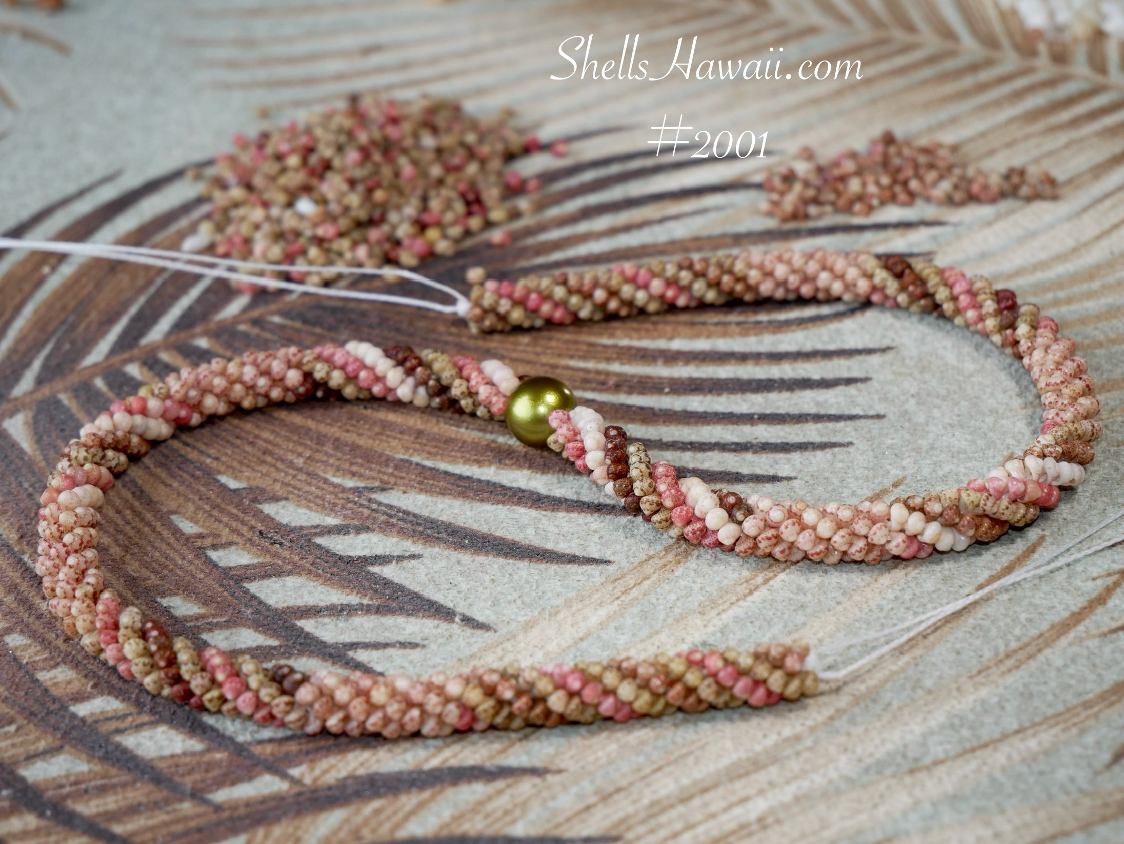 How to make Kahelelani poepoe style shell necklace