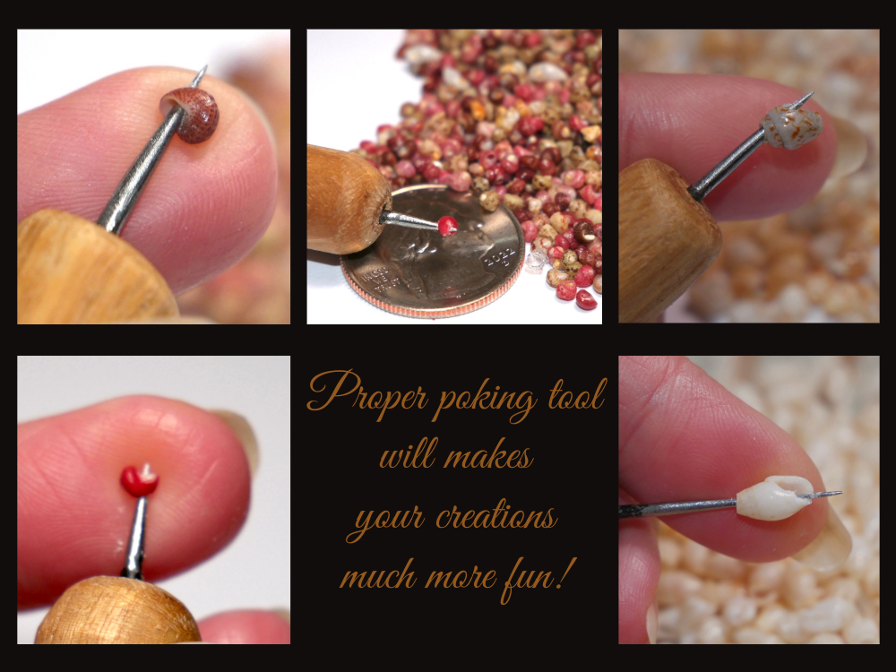 niihau poking tool, how to poke niihau shells